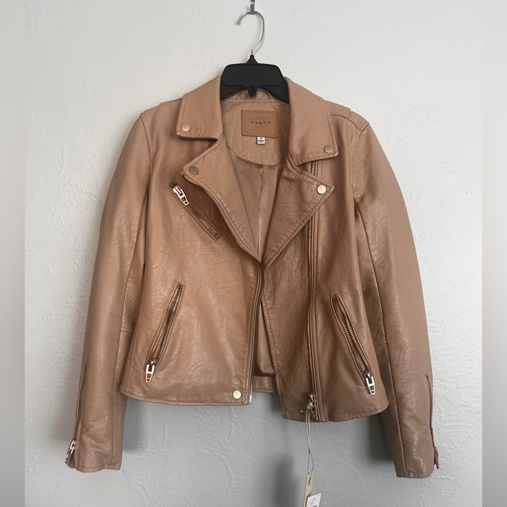 NWT Blank NYC Faux Leather Moto Jacket Size Small - Picture 5 of 15